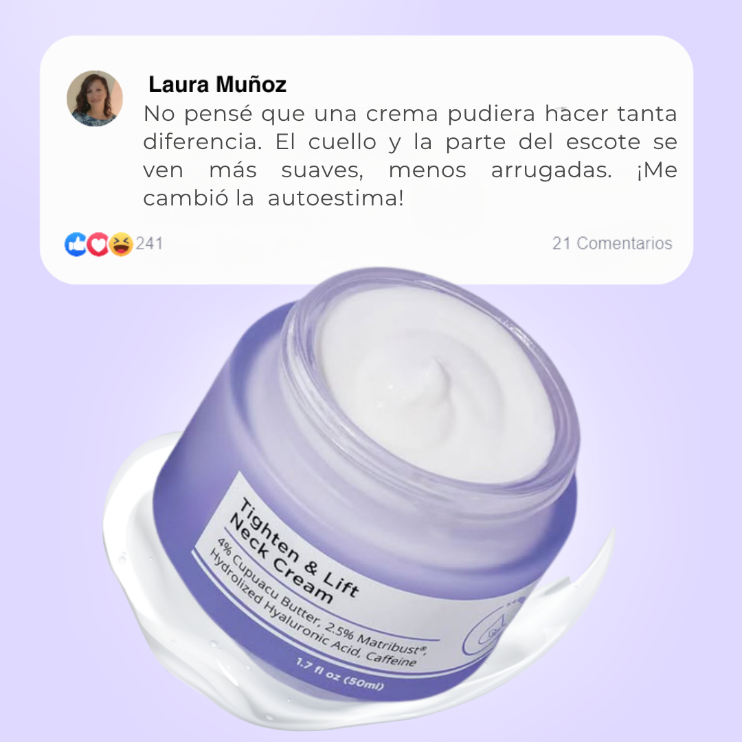 NATUFIX® - CREMA REAFIRMANTE Y TONIFICANTE PARA EL CUELLO