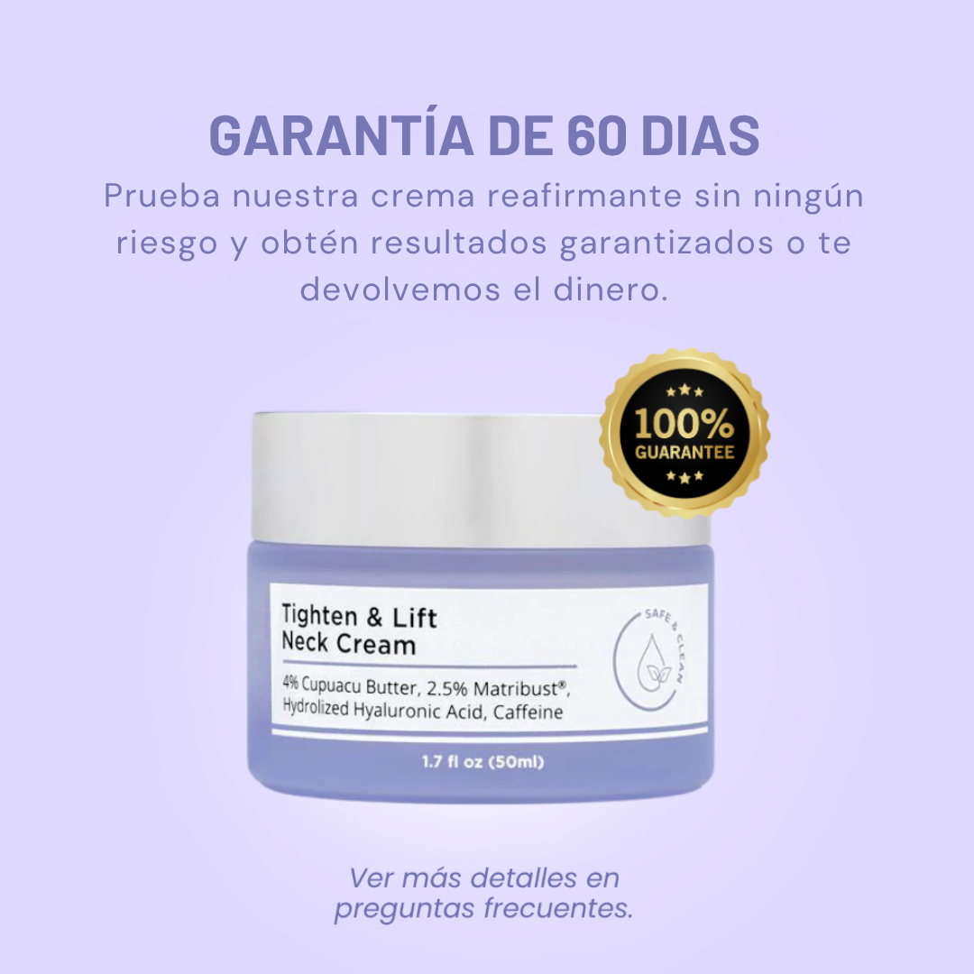 NATUFIX® - CREMA REAFIRMANTE Y TONIFICANTE PARA EL CUELLO